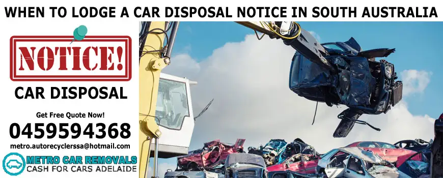 Car Disposal Notice SA